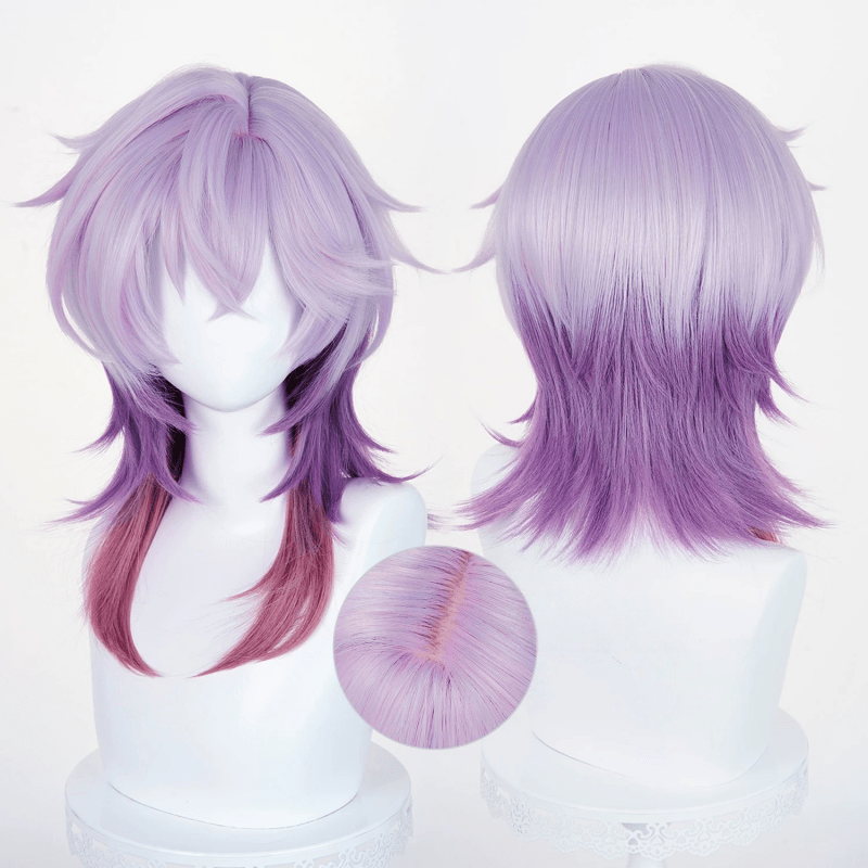 L - email Wig Genshin Impact Durin 55cm Mixed Colors Cosplay Wig - lemailwigs