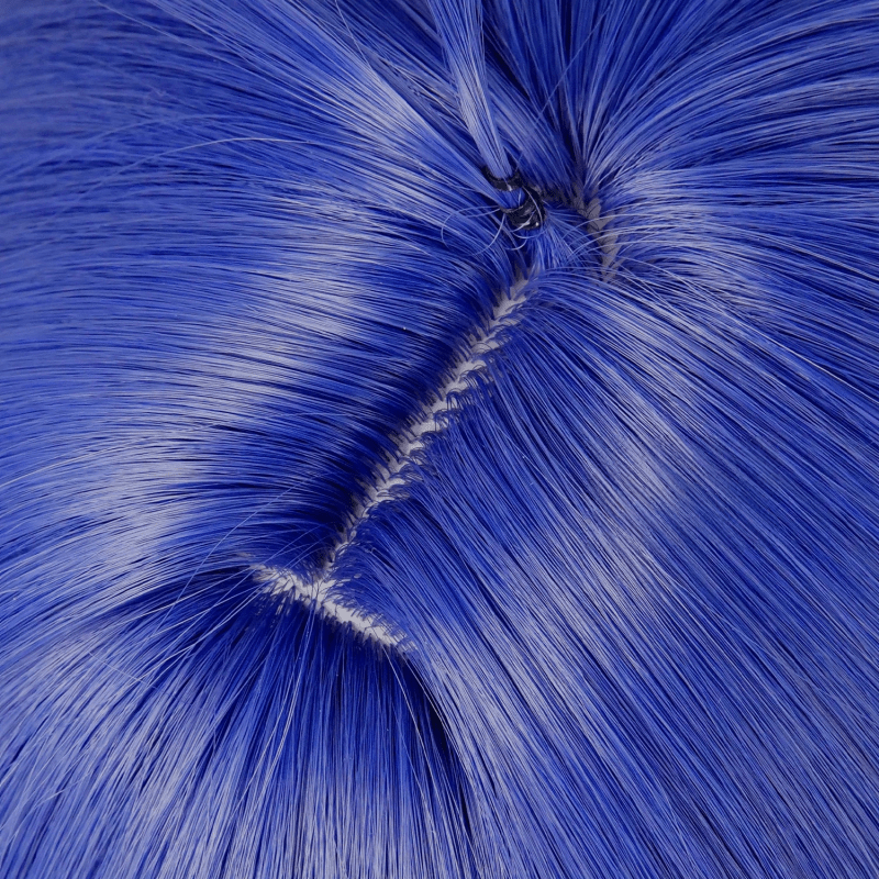 L - email Wig Genshin Impact Flins Blue Gradient 85cm Halloween Cosplay Wig - lemailwigs