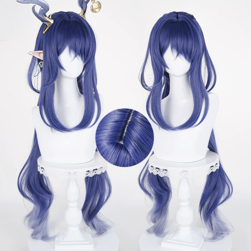 L - email Wig Genshin Impact Lauma 100cm Halloween Cosplay Wig - lemailwigs