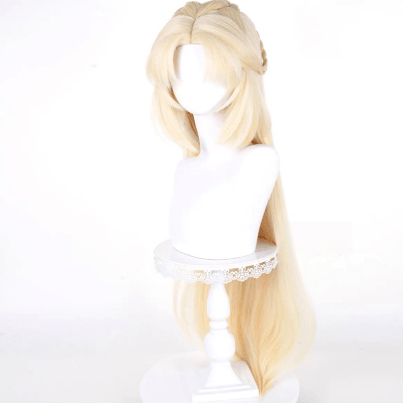 L - email Wig Genshin Impact Nicole Reeyn 100cm Gold Cosplay Wig - lemailwigs