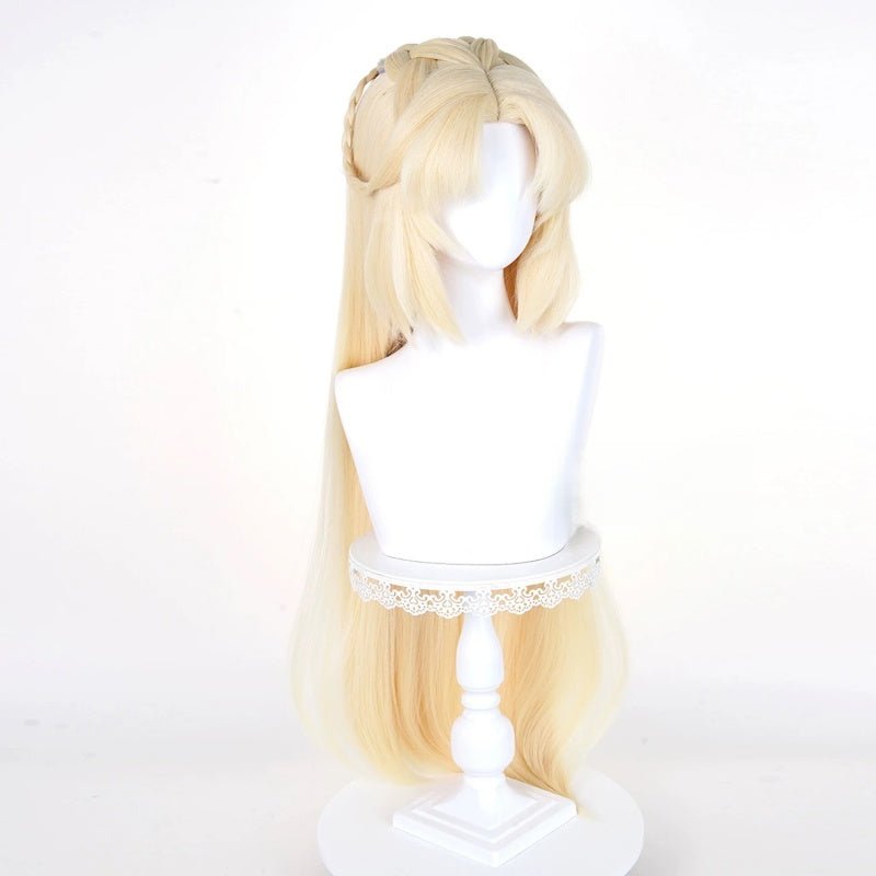 L - email Wig Genshin Impact Nicole Reeyn 100cm Gold Cosplay Wig - lemailwigs
