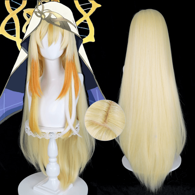 L - email Wig Genshin Impact Rhinedottir Naberius 98cm Halloween Cosplay Wig - lemailwigs