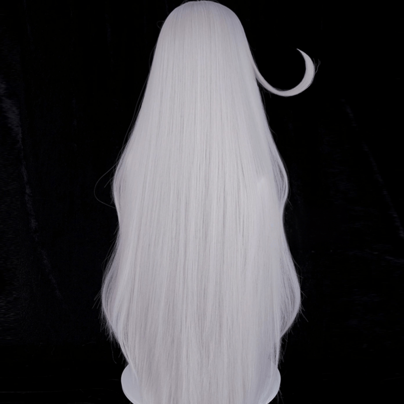 L - email Wig Genshin Impact Ronova Gray 98cm Halloween Cosplay Wig - lemailwigs