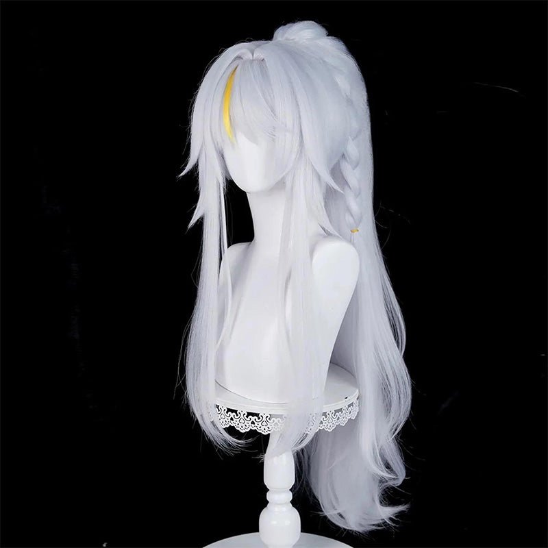 L - email Wig Genshin Impact Zibai White Cosplay Wig - lemailwigs