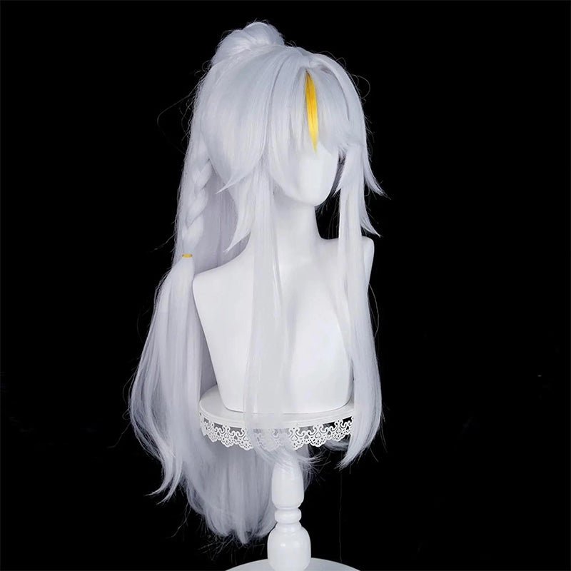 L - email Wig Genshin Impact Zibai White Cosplay Wig - lemailwigs