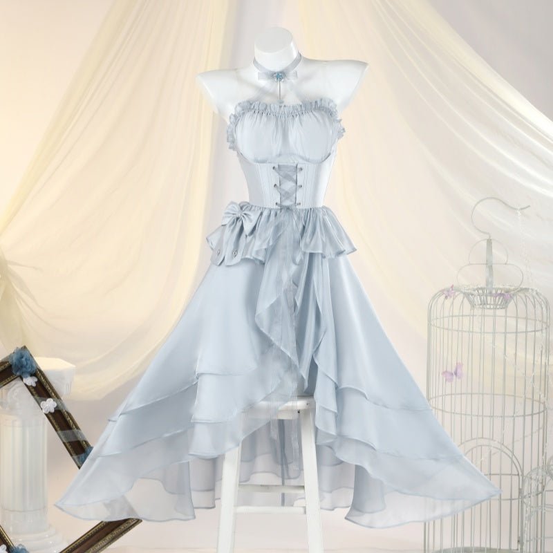 L - email Wig GODDESS OF VICTORY: NIKKE Cinderella: Glass Princess Cosplay Costume - lemailwigs