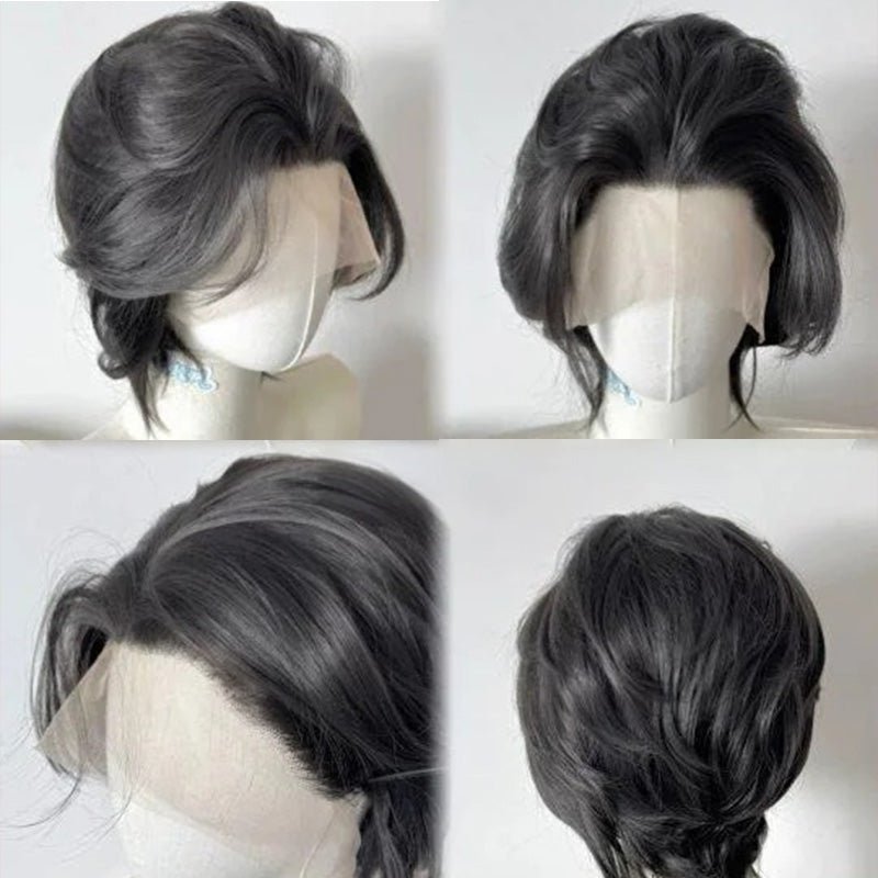 L - email Wig Hand Hook 24 Colors Short Lace Front Wigs - lemailwigs