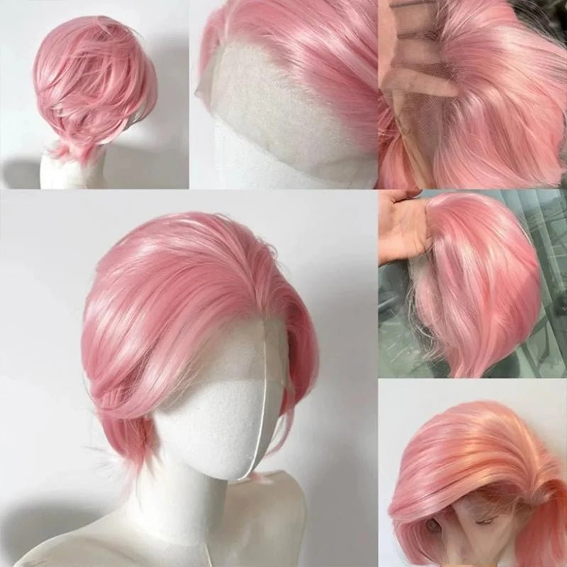 L - email Wig Hand Hook 24 Colors Short Lace Front Wigs - lemailwigs