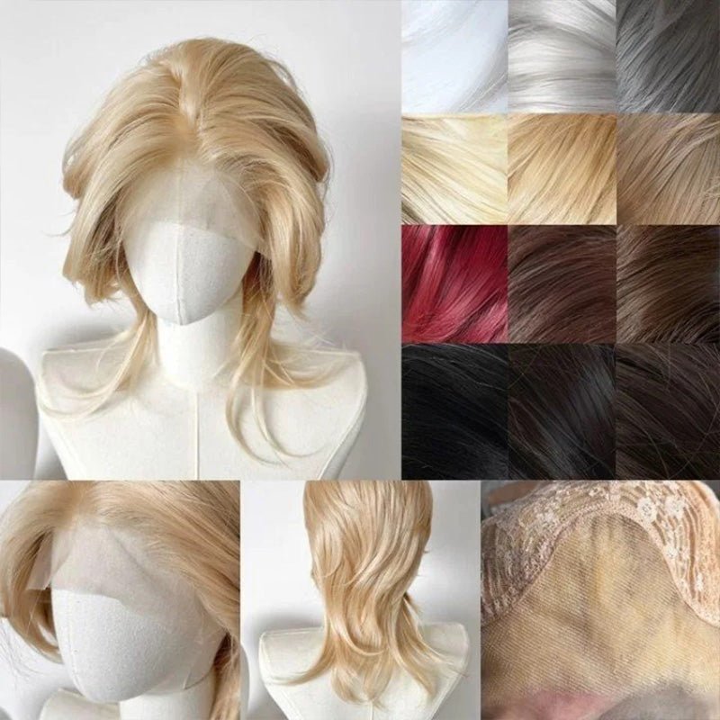 L - email Wig Hand Hook 24 Colors Short Lace Front Wigs - lemailwigs