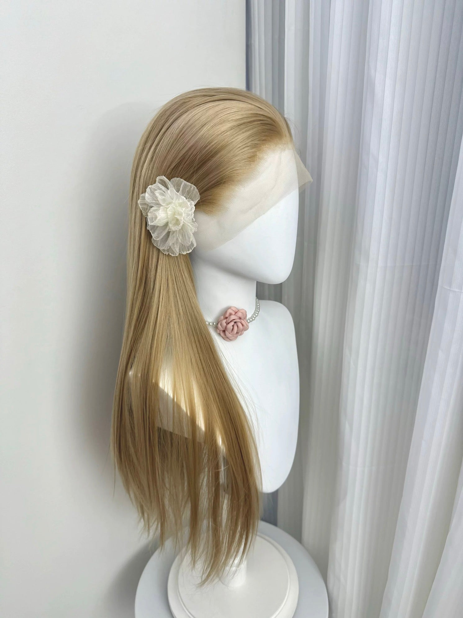 L - email Wig Hand Hook 27 Colors 70cm Straight Lace Front Wigs - lemailwigs