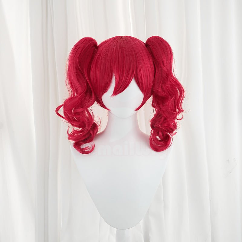 L - email Wig Hatsune Miku Kasane Teto Mesmerizer Red Cosplay Halloween Costume and Wig Kit - lemailwigs
