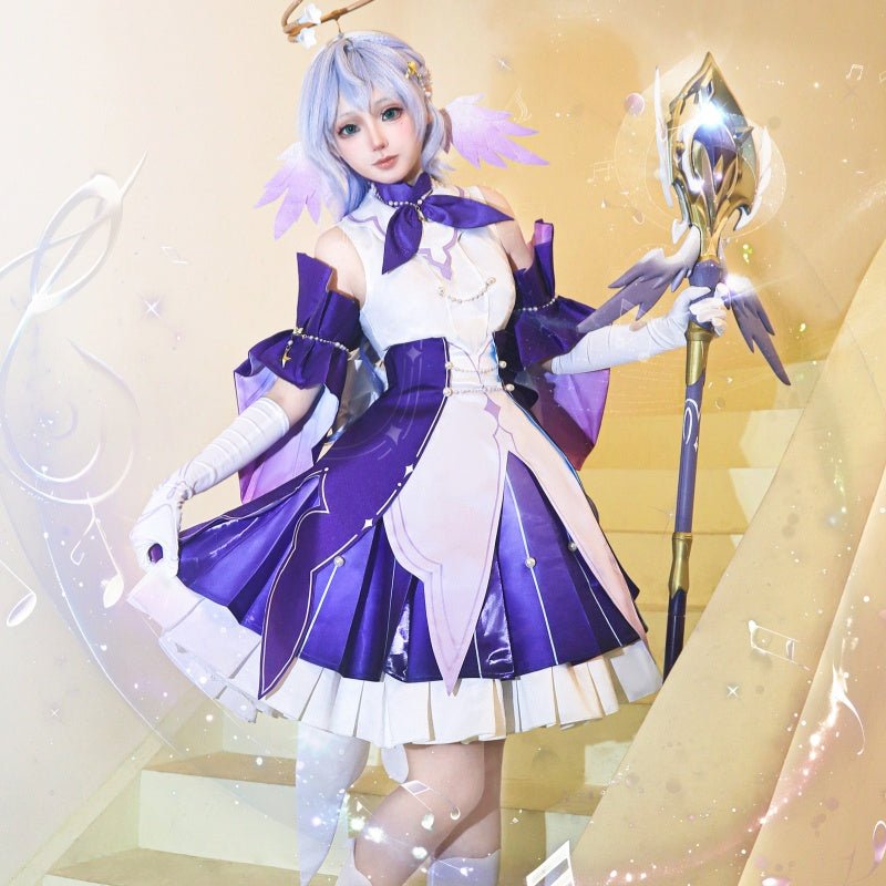 L - email Wig Honkai: Star Rail Robin Cosplay Costume - lemailwigs