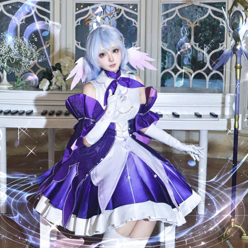 L - email Wig Honkai: Star Rail Robin Cosplay Costume - lemailwigs