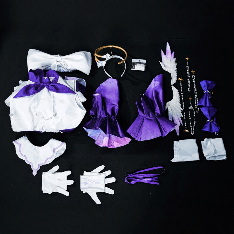 L - email Wig Honkai: Star Rail Robin Cosplay Costume - lemailwigs