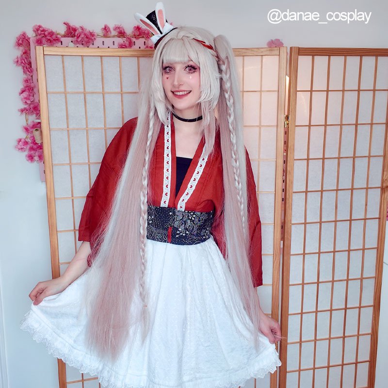 L - email Wig Honkai Star Rail Sparxie White Cosplay Wig - lemailwigs