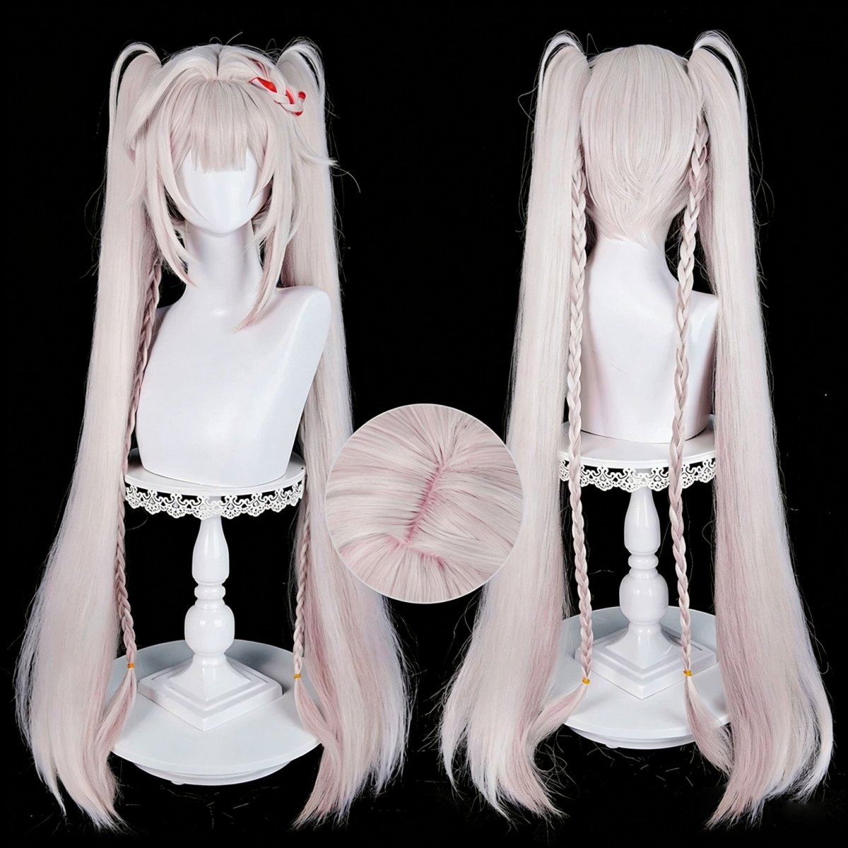 L - email Wig Honkai Star Rail Sparxie White Cosplay Wig - lemailwigs