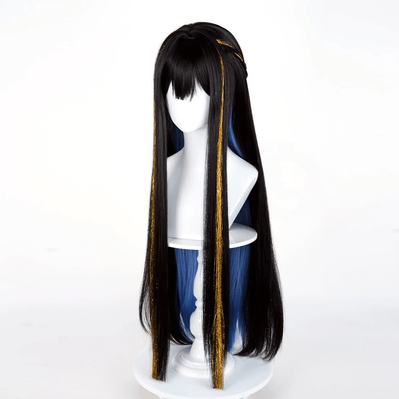 L - email Wig Honkai: Star Rail The Dahlia Constance 90cm Mixed Colors Cosplay Wig - lemailwigs