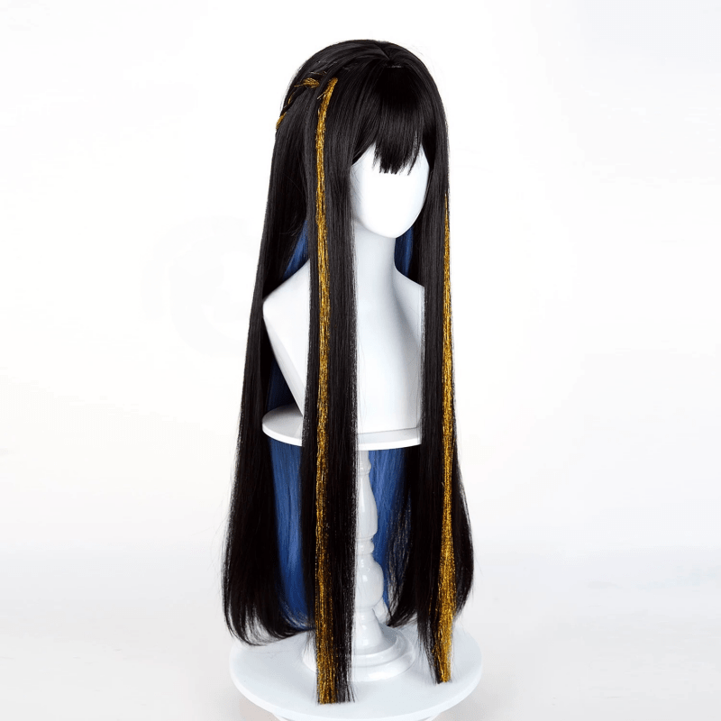 L - email Wig Honkai: Star Rail The Dahlia Constance 90cm Mixed Colors Cosplay Wig - lemailwigs