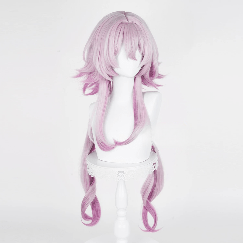 L - email Wig Honkai:Star Rail March 7th 100cm Long Cosplay Wig - lemailwigs
