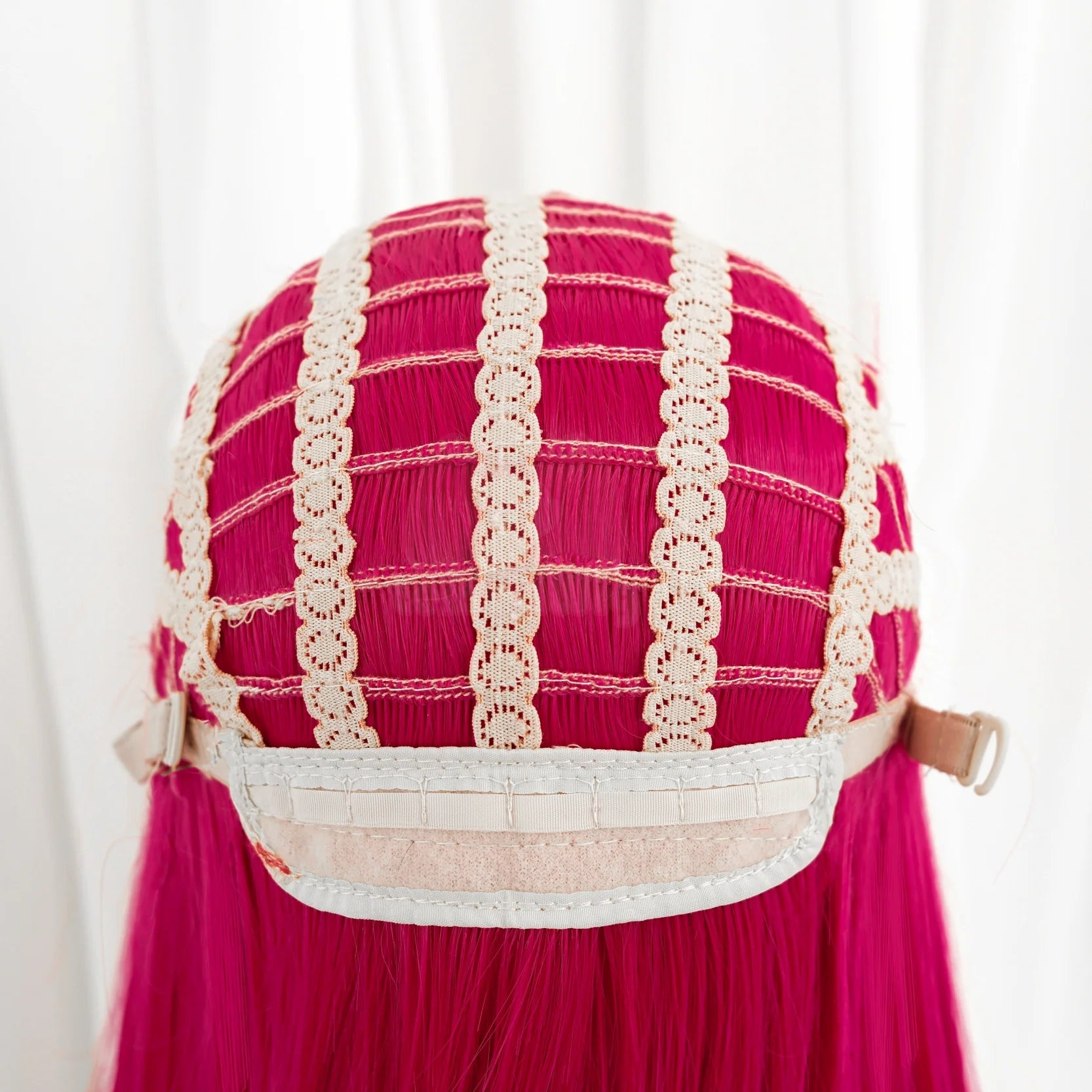 L - email Wig Huntr/X Kpop Demon Hunter Mira Black Leather Combat Cosplay Costume And Wig Full Set - lemailwigs