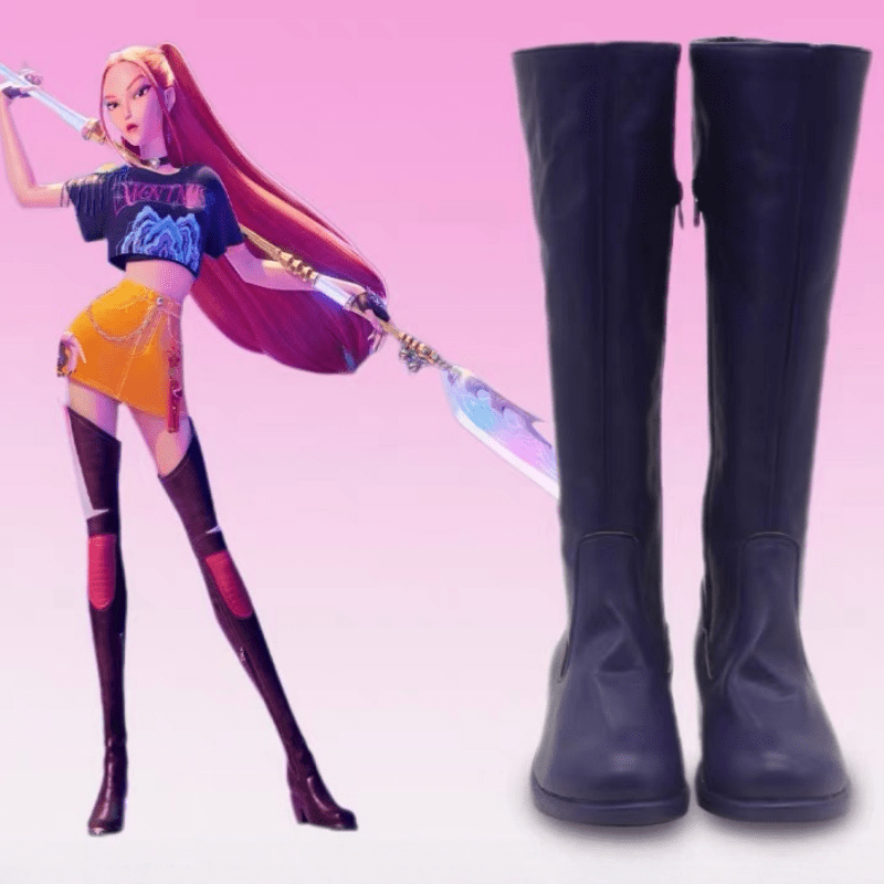 L - email Wig Huntr/X Kpop Demon Hunter Mira Halloween Cosplay Shoes - lemailwigs