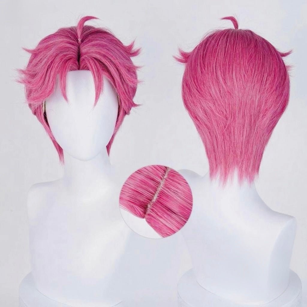 L - email Wig Huntr/x Kpop Demon Hunter Saja Boys Abby Romance Cosplay Shirt And Wig - lemailwigs