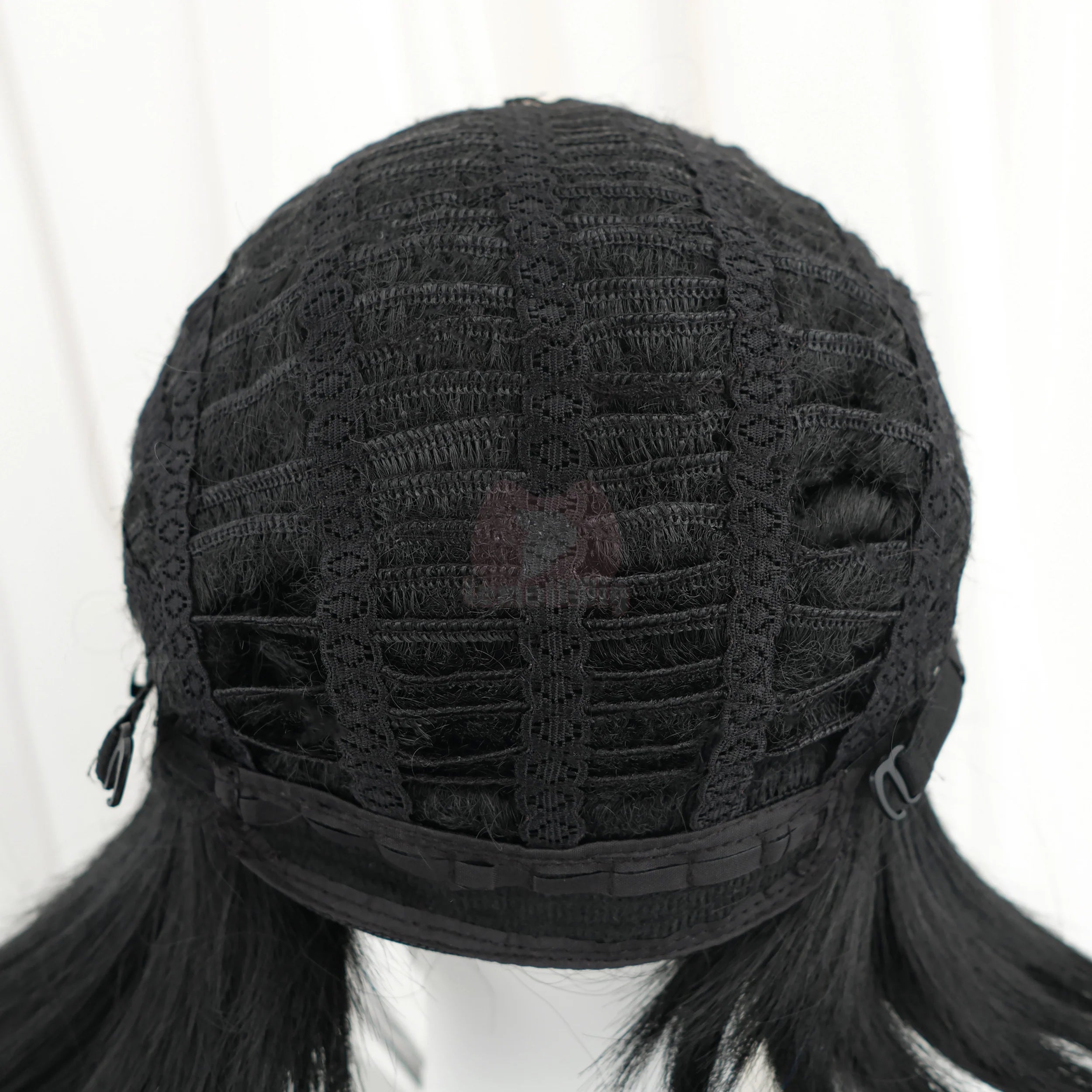 L - email Wig Huntr/X Kpop Demon Hunter Zoey Black Leather Combat Cosplay Costume And Wig Full Set - lemailwigs