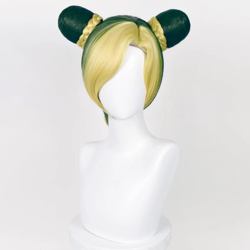 L - email Wig JoJo's Bizarre Adventure Jolyne Cujoh Color Mixing Halloween Cosplay Wig - lemailwigs