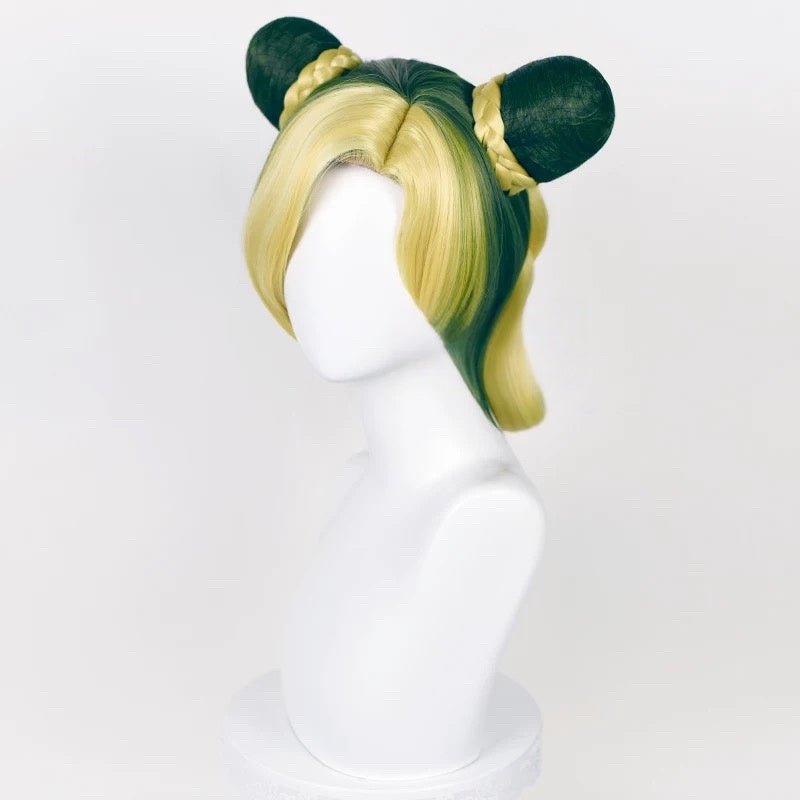 L - email Wig JoJo's Bizarre Adventure Jolyne Cujoh Color Mixing Halloween Cosplay Wig - lemailwigs