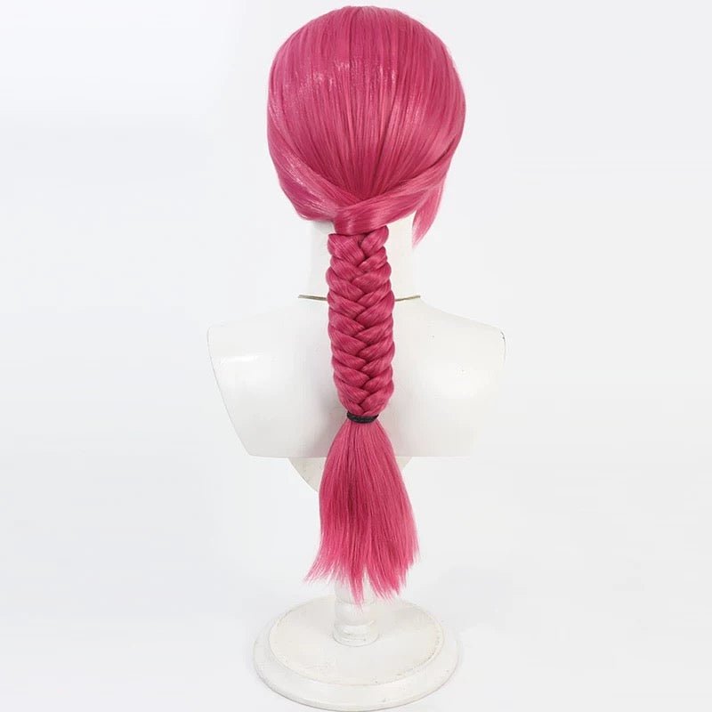 L - email Wig JoJo's Bizarre Adventure Vinegar Doppio Pink Halloween Cosplay Wig - lemailwigs