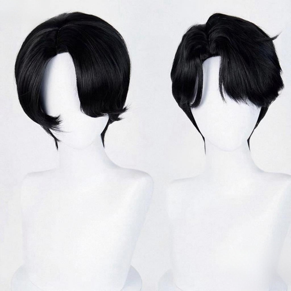 L - email Wig Kpop Demon Hunter Saja Boys Jinu Black Cosplay Wig - lemailwigs