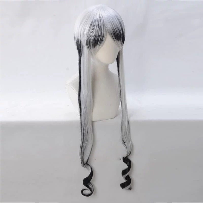 L - email Wig Land Of The Lustrous Cairngorm Silver Gray Long Cosplay Wig - lemailwigs