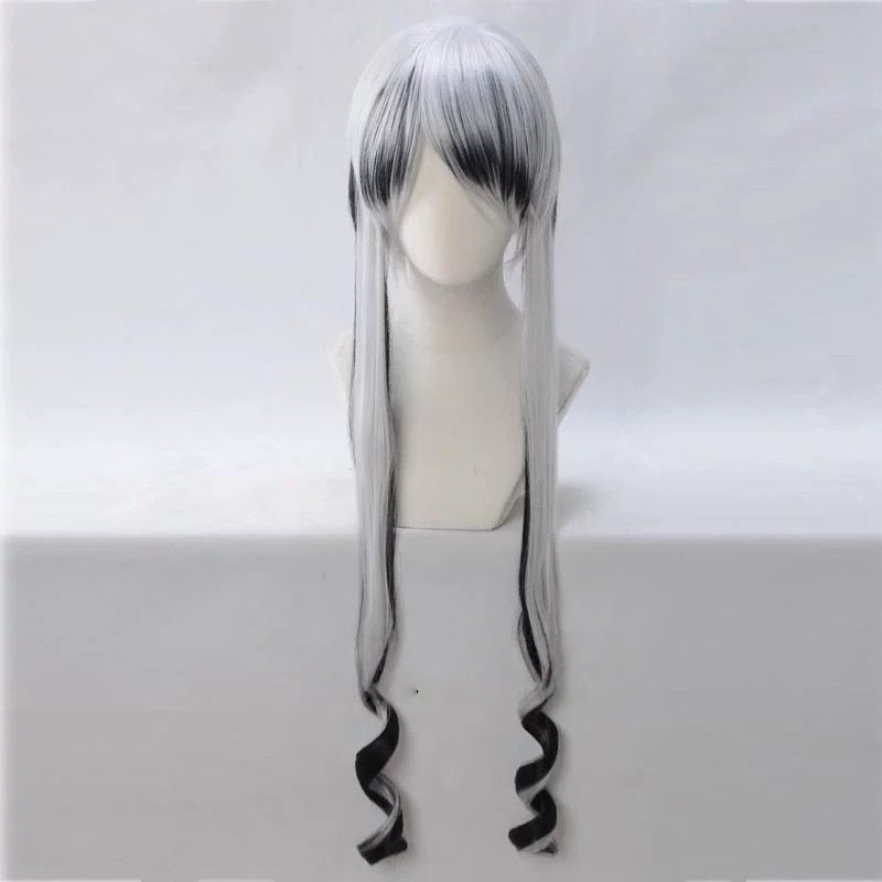 L - email Wig Land Of The Lustrous Cairngorm Silver Gray Long Cosplay Wig - lemailwigs