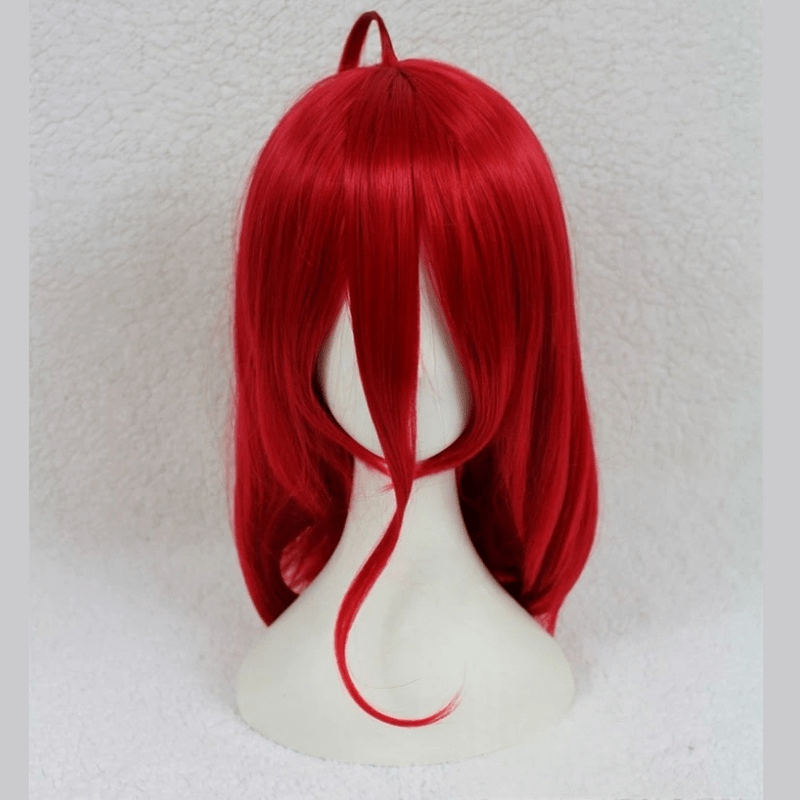 L - email Wig Land Of The Lustrous Cinnabar Red 40cm Cosplay Wig - lemailwigs