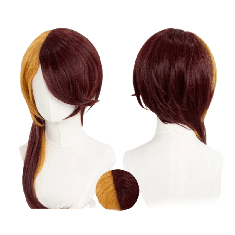 L - email Wig Land Of The Lustrous Rutile Mixed Color Long Cosplay Wig - lemailwigs
