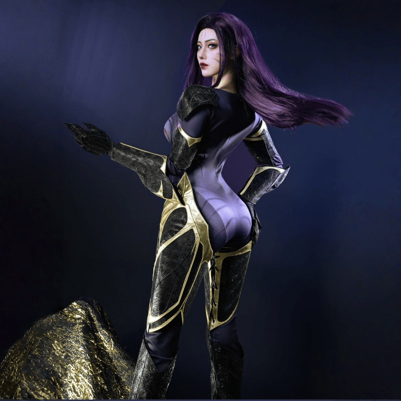 L-email Wig League of Legends Kai'Sa Bodysuit Cosplay Costume - lemailwigs