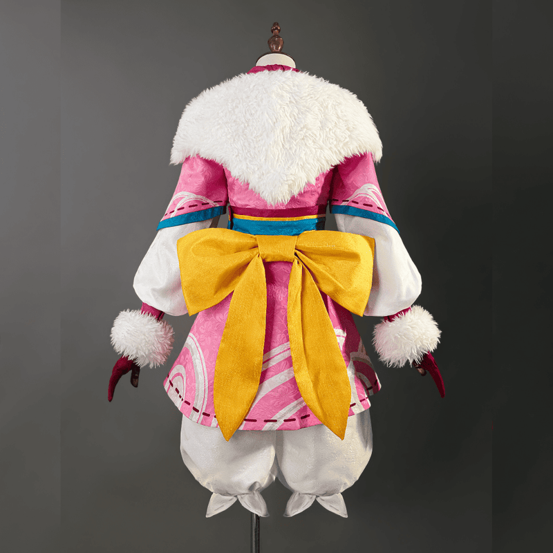 L - email Wig League of Legends Spirit Blossom Kindred Cosplay Costume And Wig Full Set - lemailwigs