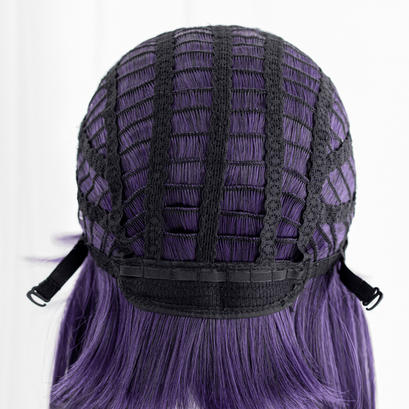 L-email Wig League of Legends Yunara Purple Cosplay Costume Wig Full Set - lemailwigs