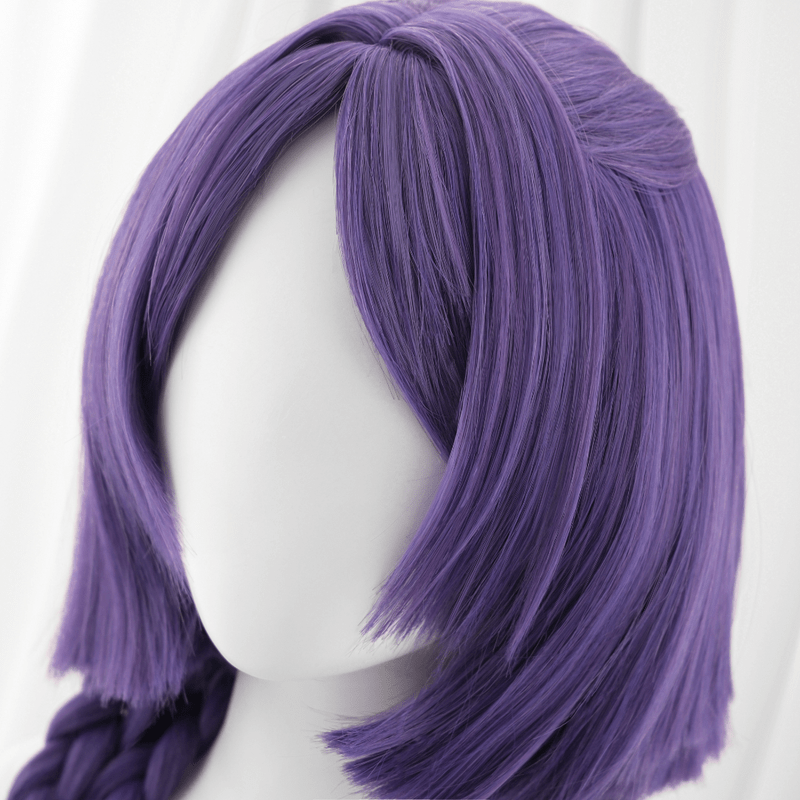 L-email Wig League of Legends Yunara Purple Cosplay Costume Wig Full Set - lemailwigs