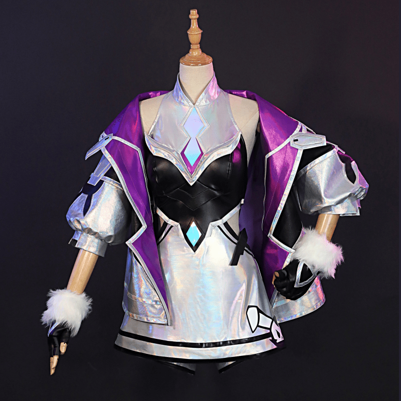 L - email Wig LOL League Of Legends Miss Fortune Cosplay Costume And Wig Full Set - lemailwigs