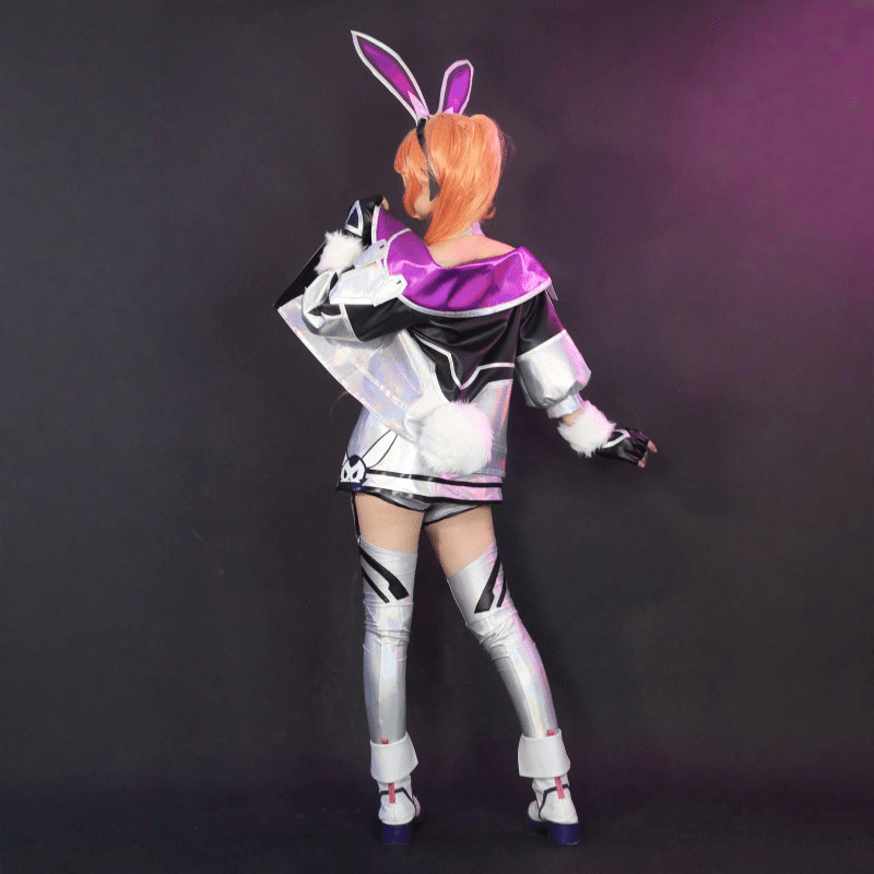 L - email Wig LOL League Of Legends Miss Fortune Cosplay Costume And Wig Full Set - lemailwigs