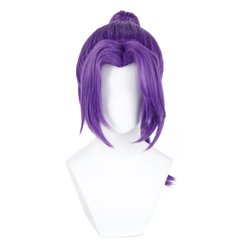 L - email Wig Marvel Rivals Psylocke Purple Halloween Cosplay Wig - lemailwigs