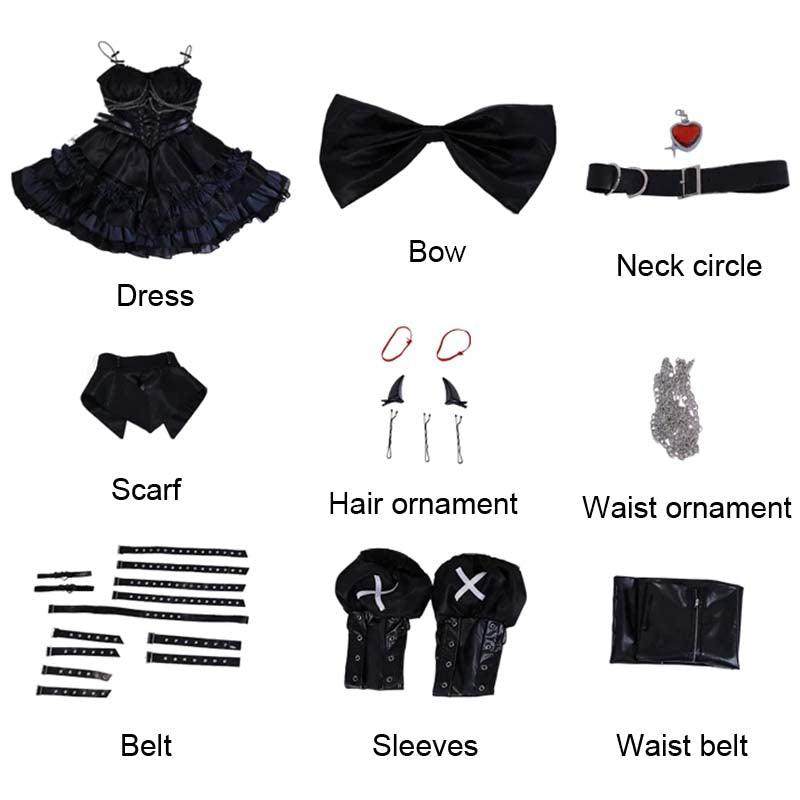 L - email Wig Needy Streamer Overload Ame - chan Cosplay Costume - lemailwigs