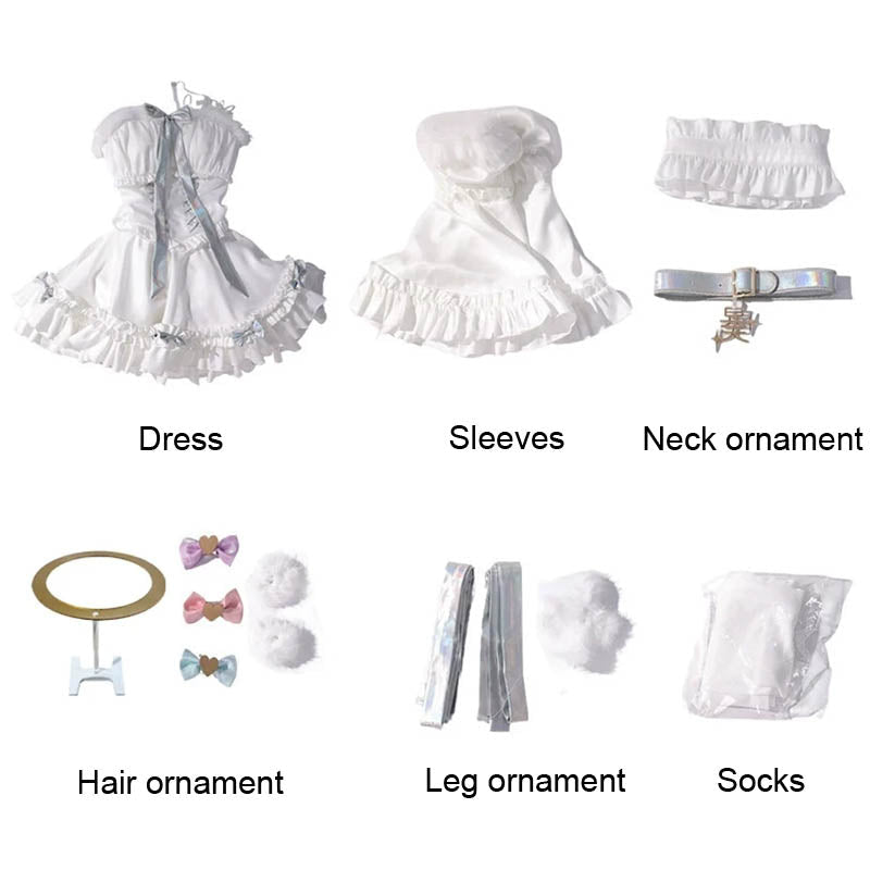 L - email Wig Needy Streamer Overload KAngel Cosplay Costume - lemailwigs
