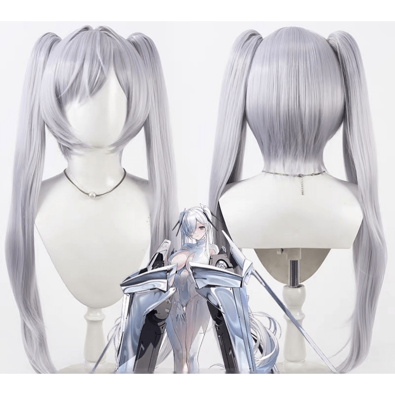 L - email Wig NIKKE: Goddess of Victory Cinderella Double Braids 100cm Halloween Cosplay Wig - lemailwigs