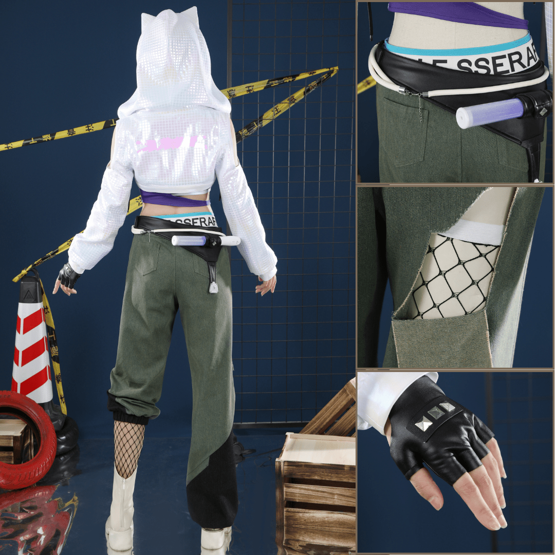 L - email Wig Overwatch Ashe Girl Group Collab Cosplay Costume - lemailwigs