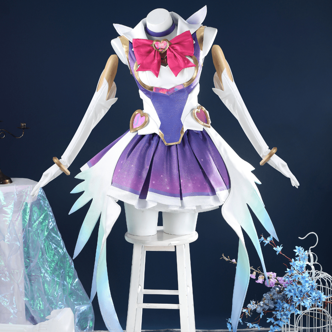 L - email Wig Overwatch Kiriko Magical Girl Cosplay Costume - lemailwigs