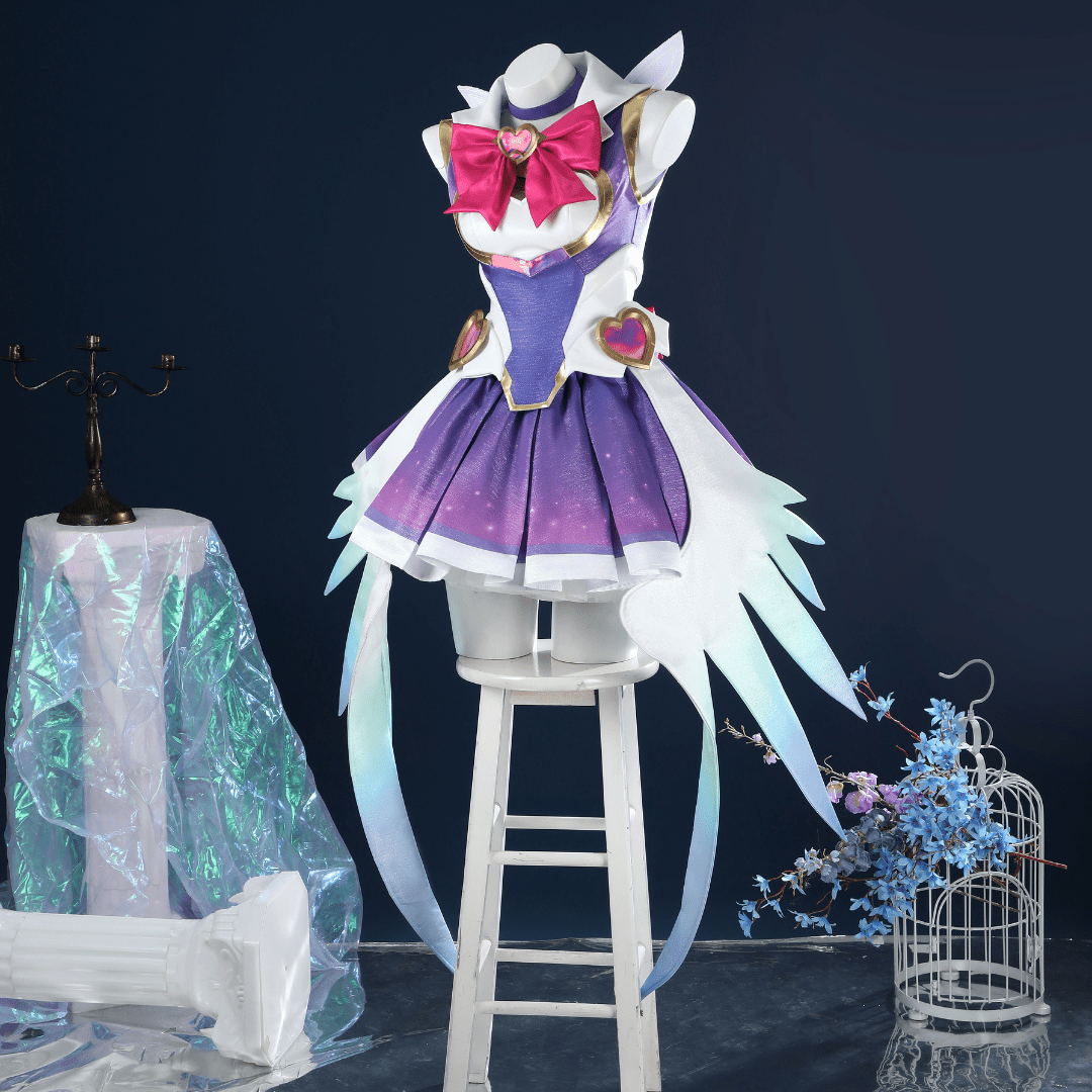 L - email Wig Overwatch Kiriko Magical Girl Cosplay Costume - lemailwigs