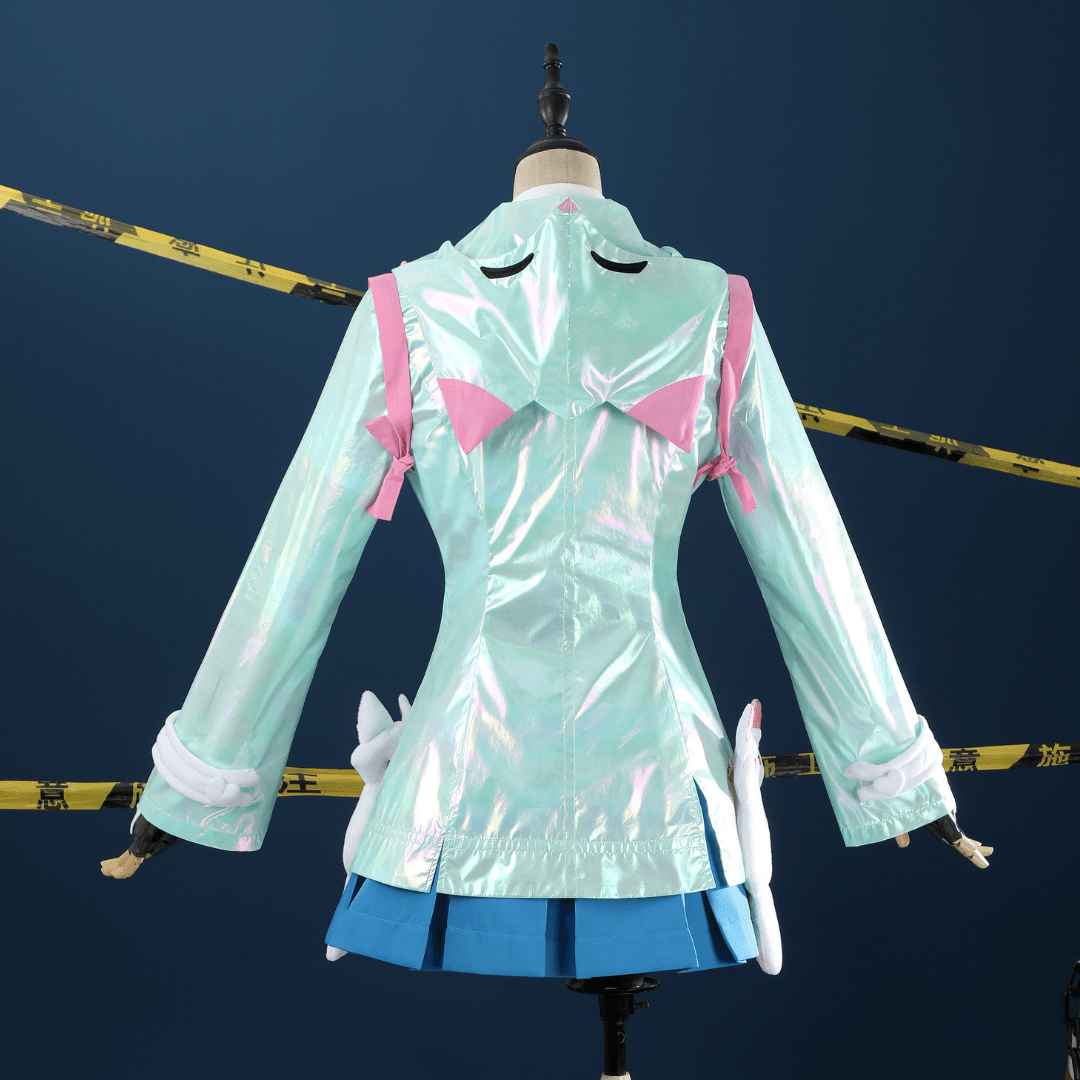 L - email Wig Overwatch Rainy Day Kiriko Cosplay Costume - lemailwigs