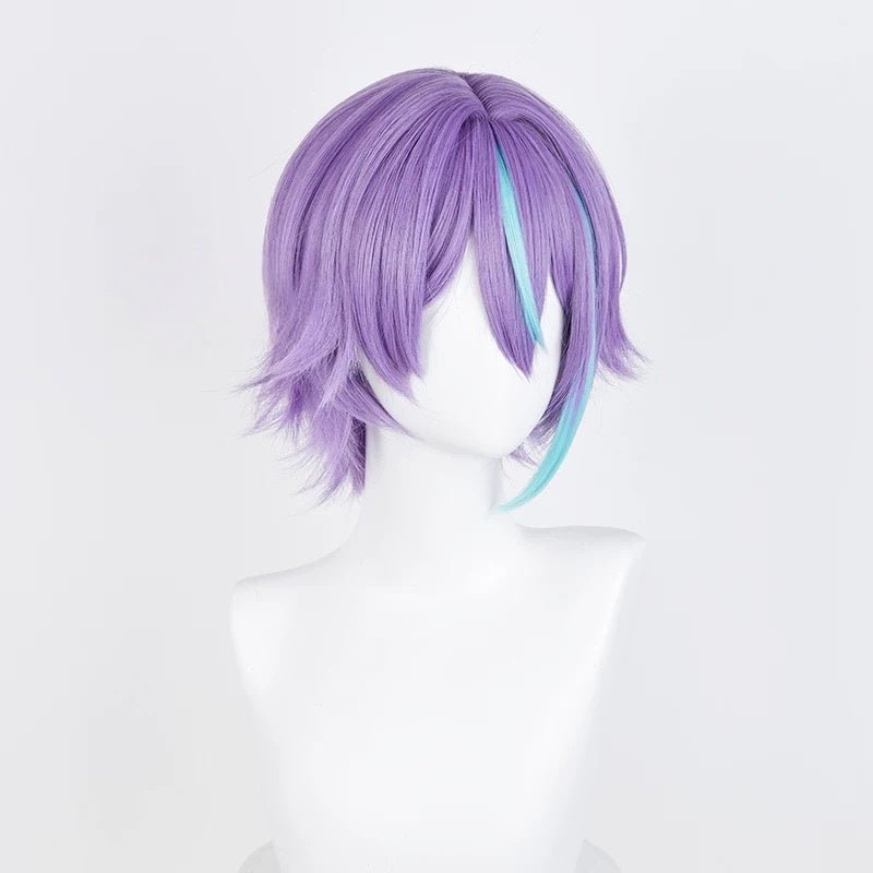 L - email Wig Project SEKAI Kamishiro Rui Hatsune Miku Purple 35cm Cosplay Wig - lemailwigs